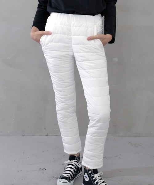 LUGG NAGG（ラグナグ）の「フェイクダウンパンツ（その他パンツ・レディース・ブラック/オフホワイト/ネイビー/ベージュ・L/M）」の2枚目の写真