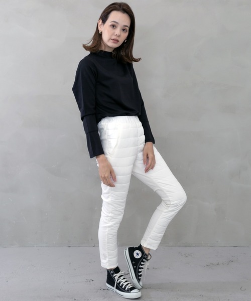 LUGG NAGG（ラグナグ）の「フェイクダウンパンツ（その他パンツ・レディース・ブラック/オフホワイト/ネイビー/ベージュ・L/M）」の5枚目の写真
