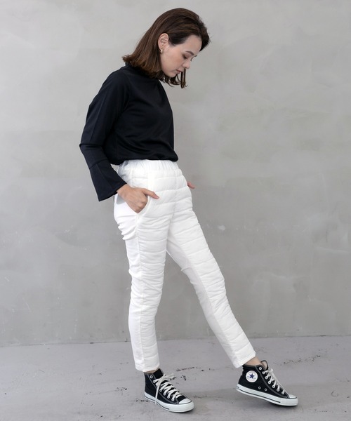 LUGG NAGG（ラグナグ）の「フェイクダウンパンツ（その他パンツ・レディース・ブラック/オフホワイト/ネイビー/ベージュ・L/M）」の7枚目の写真