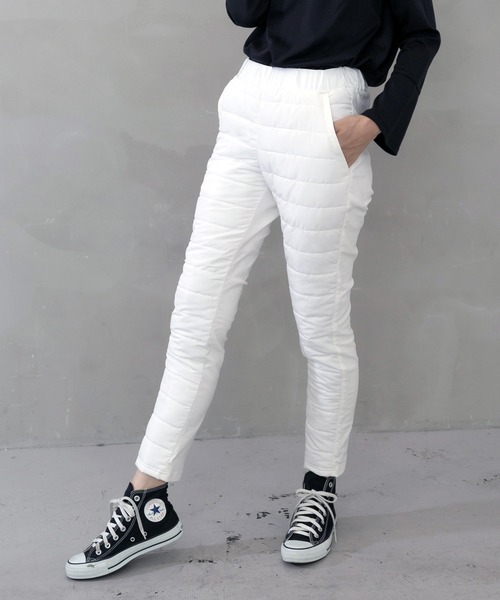 LUGG NAGG（ラグナグ）の「フェイクダウンパンツ（その他パンツ・レディース・ブラック/オフホワイト/ネイビー/ベージュ・L/M）」の8枚目の写真