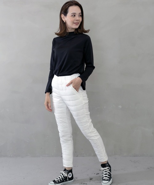 LUGG NAGG（ラグナグ）の「フェイクダウンパンツ（その他パンツ・レディース・ブラック/オフホワイト/ネイビー/ベージュ・L/M）」の9枚目の写真