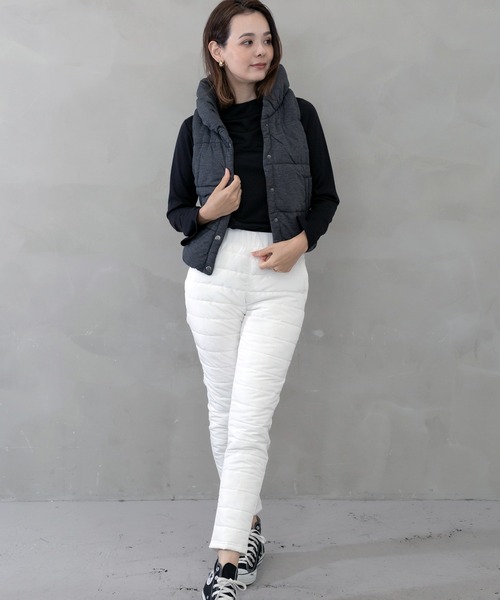 LUGG NAGG（ラグナグ）の「フェイクダウンパンツ（その他パンツ・レディース・ブラック/オフホワイト/ネイビー/ベージュ・L/M）」の10枚目の写真
