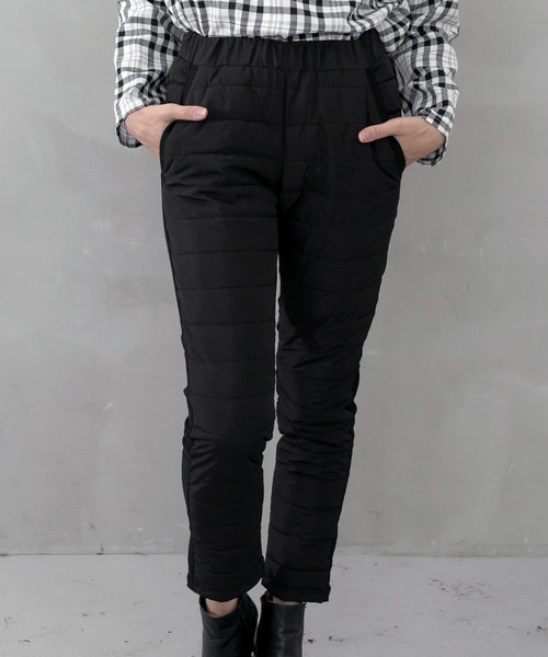 LUGG NAGG（ラグナグ）の「フェイクダウンパンツ（その他パンツ・レディース・ブラック/オフホワイト/ネイビー/ベージュ・L/M）」の13枚目の写真