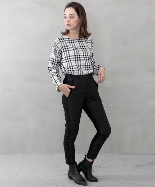 LUGG NAGG（ラグナグ）の「フェイクダウンパンツ（その他パンツ・レディース・ブラック/オフホワイト/ネイビー/ベージュ・L/M）」の14枚目の写真