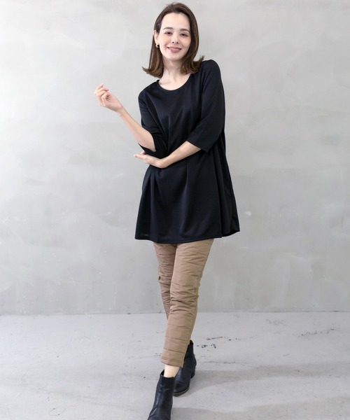 LUGG NAGG（ラグナグ）の「フェイクダウンパンツ（その他パンツ・レディース・ブラック/オフホワイト/ネイビー/ベージュ・L/M）」の17枚目の写真