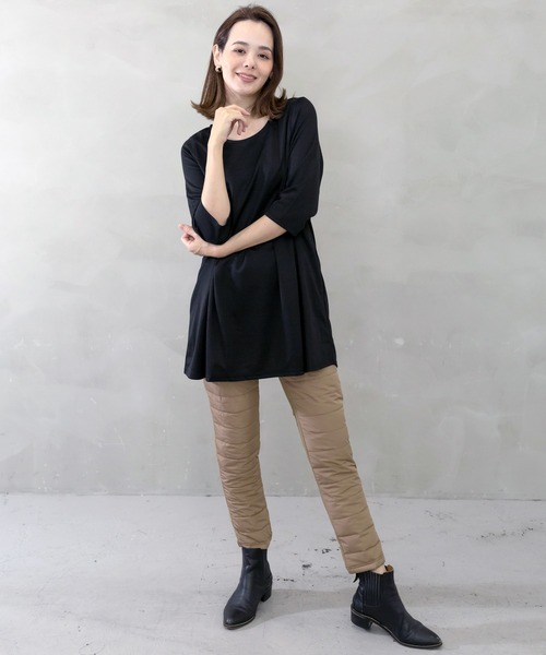 LUGG NAGG（ラグナグ）の「フェイクダウンパンツ（その他パンツ・レディース・ブラック/オフホワイト/ネイビー/ベージュ・L/M）」の18枚目の写真