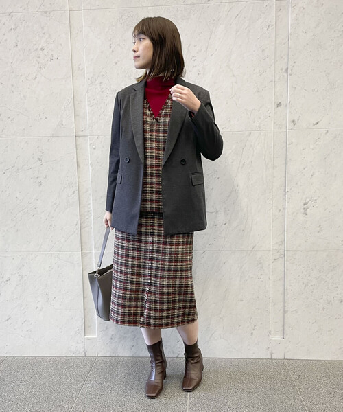 COMME CA ISM（コムサイズム）の「【セットアップ対応】 ツイード　スカート（スカート・レディース・レッド/ネイビー・MEDIUM/LARGE）」の22枚目の写真