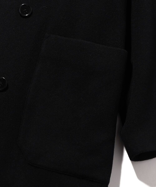 ONE fifth(ワンフィフス)の「ONE fifth/ワンフィフス SHIELD/ウール/コート(ステンカラーコート・メンズ・ブラック/チャコールグレー・3)」の7枚目の写真