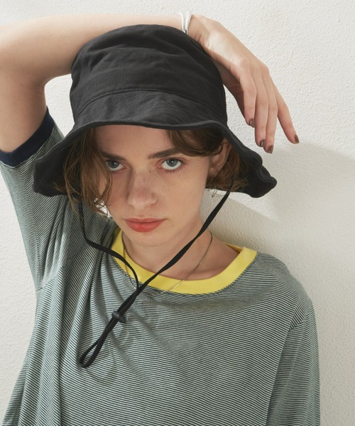 Unitage（ユニテージ）の「ボーダーリンガーT（Tシャツ/カットソー・レディース・レッド/ブラック/ダークグリーン・FREE）」の19枚目の写真