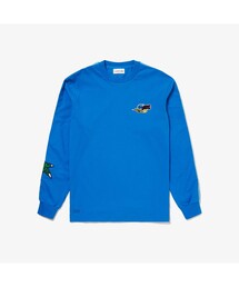 LACOSTE | コミックグラフィックジャカードテーピングTシャツ(Tシャツ/カットソー)
