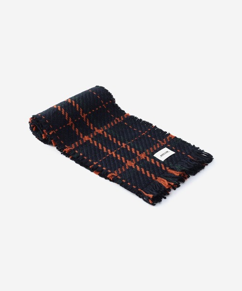 Morris & Sons（モリスアンドサンズ）の「MORRIS & SONS | フリンジスカーフ（マフラー・レディース・ブルー系その他5/オレンジ系その他/ブラック系その他/ブルー系その他/レッド系その他・FREE）」の3枚目の写真