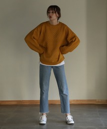 ショートニットプルオーバー