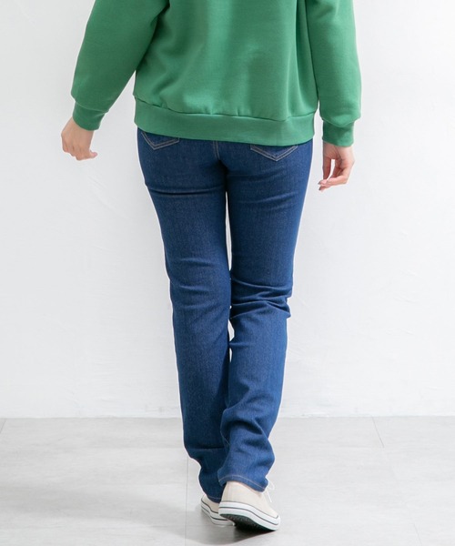 Honeys（ハニーズ）の「デニムスキニー（股下７６ｃｍ）（デニムパンツ・レディース・ライトインディゴブルー/ワンウォッシュ/ブラック・S/M/L/LL/3L）」の13枚目の写真