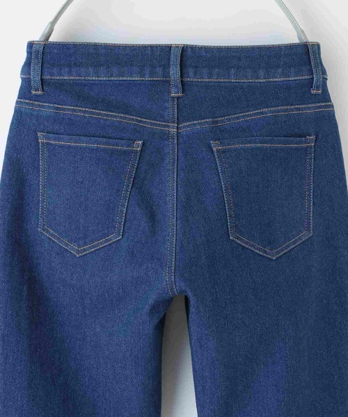 Honeys（ハニーズ）の「デニムスキニー（股下７６ｃｍ）（デニムパンツ・レディース・ライトインディゴブルー/ワンウォッシュ/ブラック・S/M/L/LL/3L）」の5枚目の写真