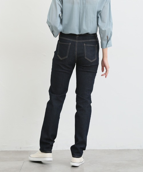 Honeys（ハニーズ）の「デニムスキニー（股下７６ｃｍ）（デニムパンツ・レディース・ライトインディゴブルー/ワンウォッシュ/ブラック・S/M/L/LL/3L）」の22枚目の写真