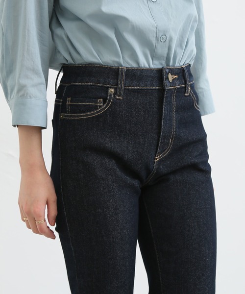 Honeys（ハニーズ）の「デニムスキニー（股下７６ｃｍ）（デニムパンツ・レディース・ライトインディゴブルー/ワンウォッシュ/ブラック・S/M/L/LL/3L）」の21枚目の写真