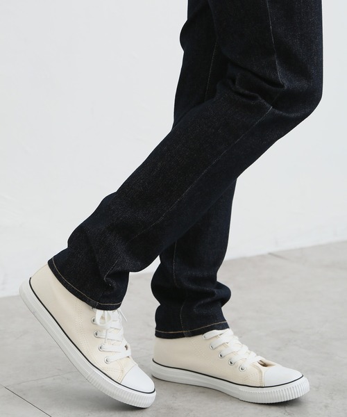 Honeys（ハニーズ）の「デニムスキニー（股下７６ｃｍ）（デニムパンツ・レディース・ライトインディゴブルー/ワンウォッシュ/ブラック・S/M/L/LL/3L）」の16枚目の写真