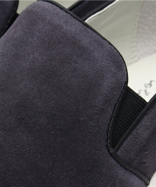 LE TALON(ルタロン)の「mio notis レザーポインテッドスリッポン(スニーカー・レディース・ホワイト/ブルー系その他/ネイビー・37/38/39)」の13枚目の写真