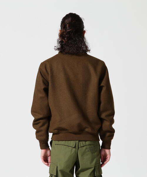 AVIREX（アヴィレックス）の「【WEB&DEPOT限定】WOOL A-1 JACKET / ウール A-1 ジャケット / AVIREX / アヴィレックス（ミリタリージャケット・メンズ・オリーブ系/タン・2XL/L/M/XL）」の9枚目の写真