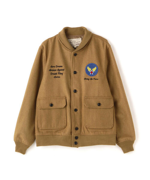 AVIREX（アヴィレックス）の「【WEB&DEPOT限定】WOOL A-1 JACKET / ウール A-1 ジャケット / AVIREX / アヴィレックス（ミリタリージャケット・メンズ・オリーブ系/タン・2XL/L/M/XL）」の17枚目の写真
