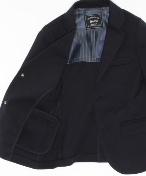 BeBe（ベベ）の「BeBe/フォーマルバーズアイジャケット(110~130cm)（テーラードジャケット・キッズ・ネイビー・120/130/110）」の17枚目の写真