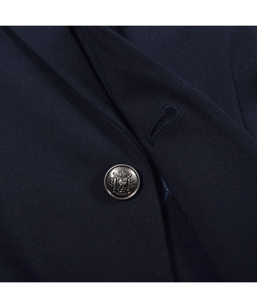 BeBe（ベベ）の「BeBe/フォーマルバーズアイジャケット(110~130cm)（テーラードジャケット・キッズ・ネイビー・120/130/110）」の15枚目の写真