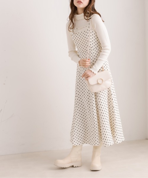 OLIVE des OLIVE（オリーブデオリーブ）の「パールバックルショルダーバッグ（ショルダーバッグ・レディース・ブラック/アイボリー・FREE）」の9枚目の写真