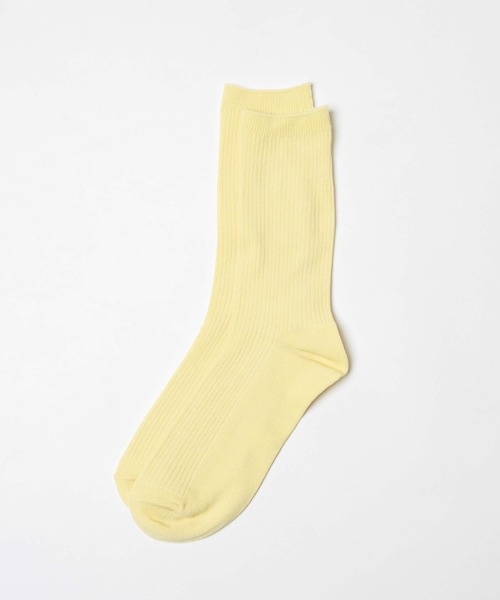 WEGO（ウィゴー）の「WEGO/カラーリブソックス（ソックス/靴下・レディース・ブラック/イエロー/ホワイト/ピンク・23-25cm）」の12枚目の写真