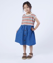 DILASH | 異素材ドッキングワンピース(ワンピース)