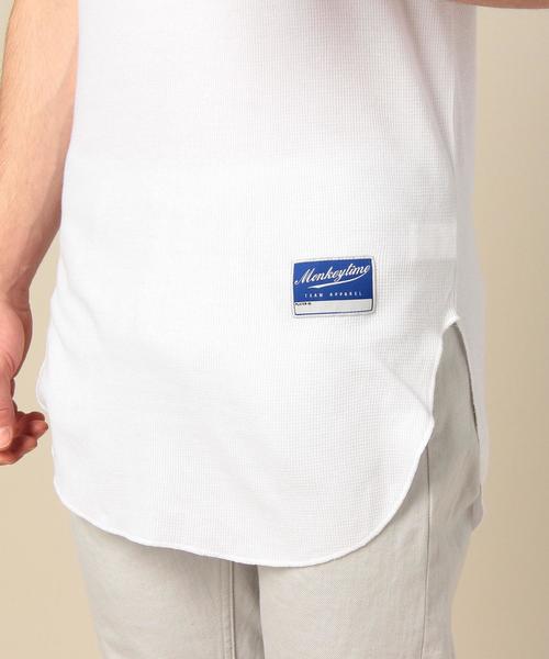 MONKEY TIME（モンキータイム）の「＜monkey time＞ 40サーマル ロング タンクトップ◆（タンクトップ・メンズ・ホワイト/ブラック・LARGE/MEDIUM）」の12枚目の写真