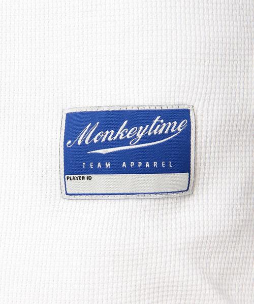 MONKEY TIME（モンキータイム）の「＜monkey time＞ 40サーマル ロング タンクトップ◆（タンクトップ・メンズ・ホワイト/ブラック・LARGE/MEDIUM）」の3枚目の写真