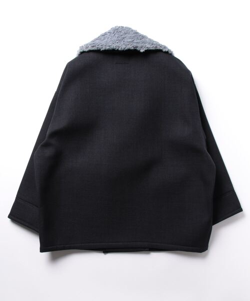 ROSE BUD（ローズバッド）の「ツイードビッグコート（その他アウター・レディース・グレー/ネイビー・FREE）」の5枚目の写真