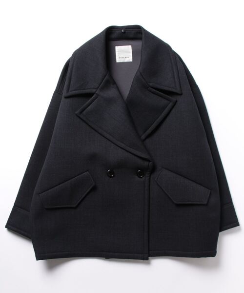 ROSE BUD（ローズバッド）の「ツイードビッグコート（その他アウター・レディース・グレー/ネイビー・FREE）」の4枚目の写真