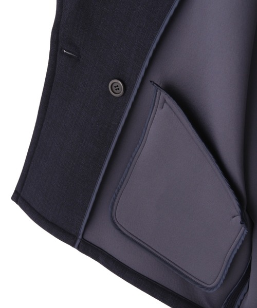 ROSE BUD（ローズバッド）の「ツイードビッグコート（その他アウター・レディース・グレー/ネイビー・FREE）」の9枚目の写真