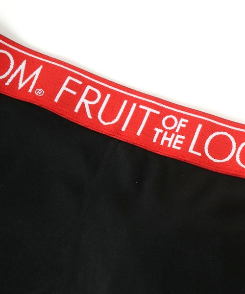 FRUIT OF THE LOOM(フルーツオブザルーム)の「FRUIT OF THE LOOM/フルーツオブザルーム 3枚セット ロゴ ボクサーパンツ/パック入り(ボクサーパンツ・メンズ・ブラック・LL/M/L)」の5枚目の写真
