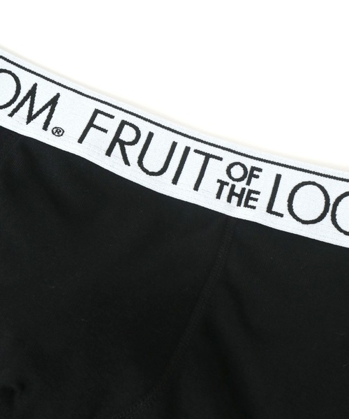 FRUIT OF THE LOOM(フルーツオブザルーム)の「FRUIT OF THE LOOM/フルーツオブザルーム 3枚セット ロゴ ボクサーパンツ/パック入り(ボクサーパンツ・メンズ・ブラック・LL/M/L)」の4枚目の写真