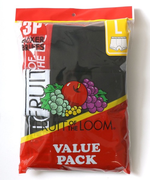 FRUIT OF THE LOOM(フルーツオブザルーム)の「FRUIT OF THE LOOM/フルーツオブザルーム 3枚セット ロゴ ボクサーパンツ/パック入り(ボクサーパンツ・メンズ・ブラック・LL/M/L)」の10枚目の写真