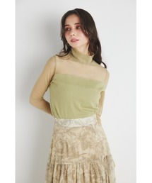 ベアデザインチュールトップス 春服