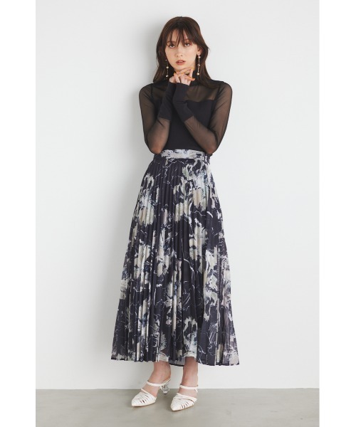 rienda（リエンダ）の「ベアデザインチュールトップス 春服（Tシャツ/カットソー・レディース・アイボリー/オレンジ系その他/ライム/ブラック・FREE）」の7枚目の写真