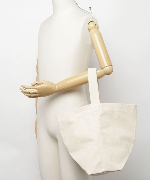 SETTO（セット）の「TRIENDL BAG：倉敷帆布トートバッグ（トートバッグ・レディース・ホワイト・FREE）」の3枚目の写真