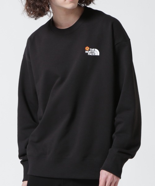 THENORTHFACE/ザ・ノースフェイス/フラワーロゴクルー/Flower Logo Crew