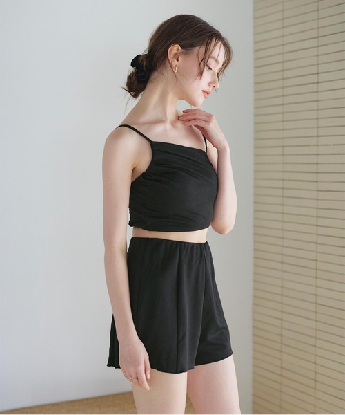 SEA DRESS（シードレス）の「ｱｼﾝﾒﾄﾘｰｷﾞｬｻﾞｰﾋﾞｷﾆ/水着ｾｯﾄ（水着