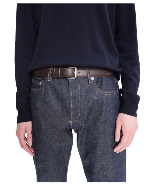 A.P.C.（アーペーセー）の「Paris ベルト（ベルト・メンズ・ブラウン系その他/ブラック・90/85）」の5枚目の写真