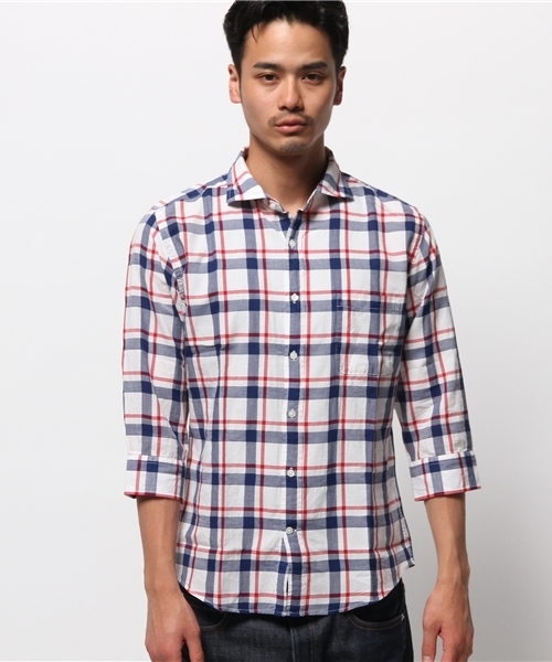 417 EDIFICE(フォーワンセブンエディフィス)の「◇パナマチェック 7/S カッタウェイシャツ(シャツ/ブラウス・メンズ・その他9/その他13/その他10・MEDIUM/SMALL/LARGE)」の11枚目の写真