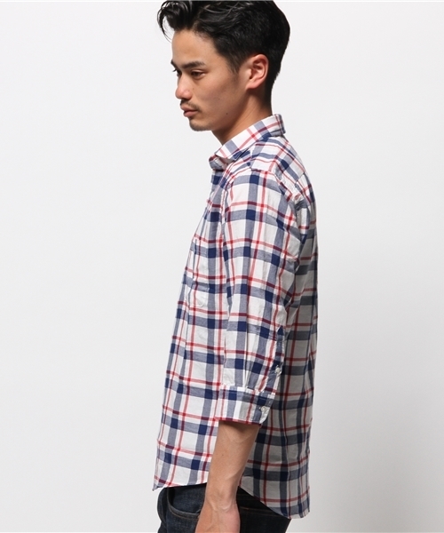 417 EDIFICE(フォーワンセブンエディフィス)の「◇パナマチェック 7/S カッタウェイシャツ(シャツ/ブラウス・メンズ・その他9/その他13/その他10・MEDIUM/SMALL/LARGE)」の12枚目の写真