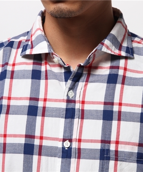 417 EDIFICE(フォーワンセブンエディフィス)の「◇パナマチェック 7/S カッタウェイシャツ(シャツ/ブラウス・メンズ・その他9/その他13/その他10・MEDIUM/SMALL/LARGE)」の6枚目の写真