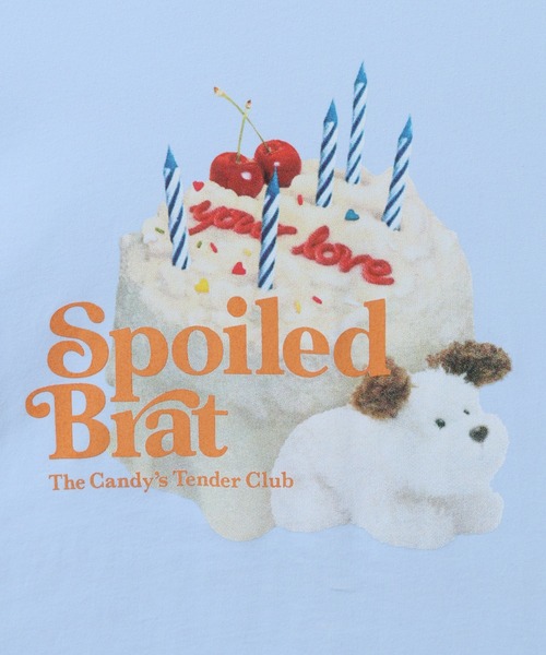 Candy Stripper(キャンディストリッパー)の「SPOILED BRAT BIG Tシャツ(Tシャツ/カットソー・レディース・イエロー/ライトブルー/ブラック/オフホワイト・2)」の8枚目の写真