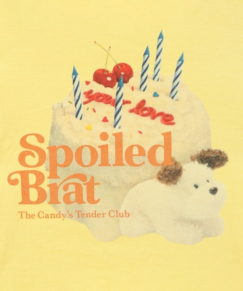 Candy Stripper(キャンディストリッパー)の「SPOILED BRAT BIG Tシャツ(Tシャツ/カットソー・レディース・イエロー/ライトブルー/ブラック/オフホワイト・2)」の12枚目の写真