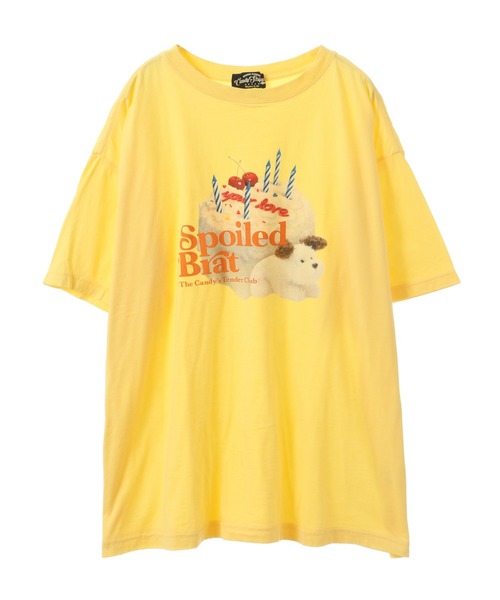 Candy Stripper(キャンディストリッパー)の「SPOILED BRAT BIG Tシャツ(Tシャツ/カットソー・レディース・イエロー/ライトブルー/ブラック/オフホワイト・2)」の15枚目の写真