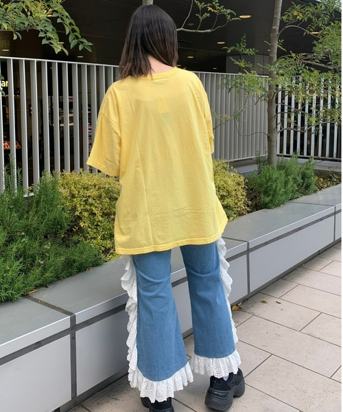 Candy Stripper(キャンディストリッパー)の「SPOILED BRAT BIG Tシャツ(Tシャツ/カットソー・レディース・イエロー/ライトブルー/ブラック/オフホワイト・2)」の21枚目の写真